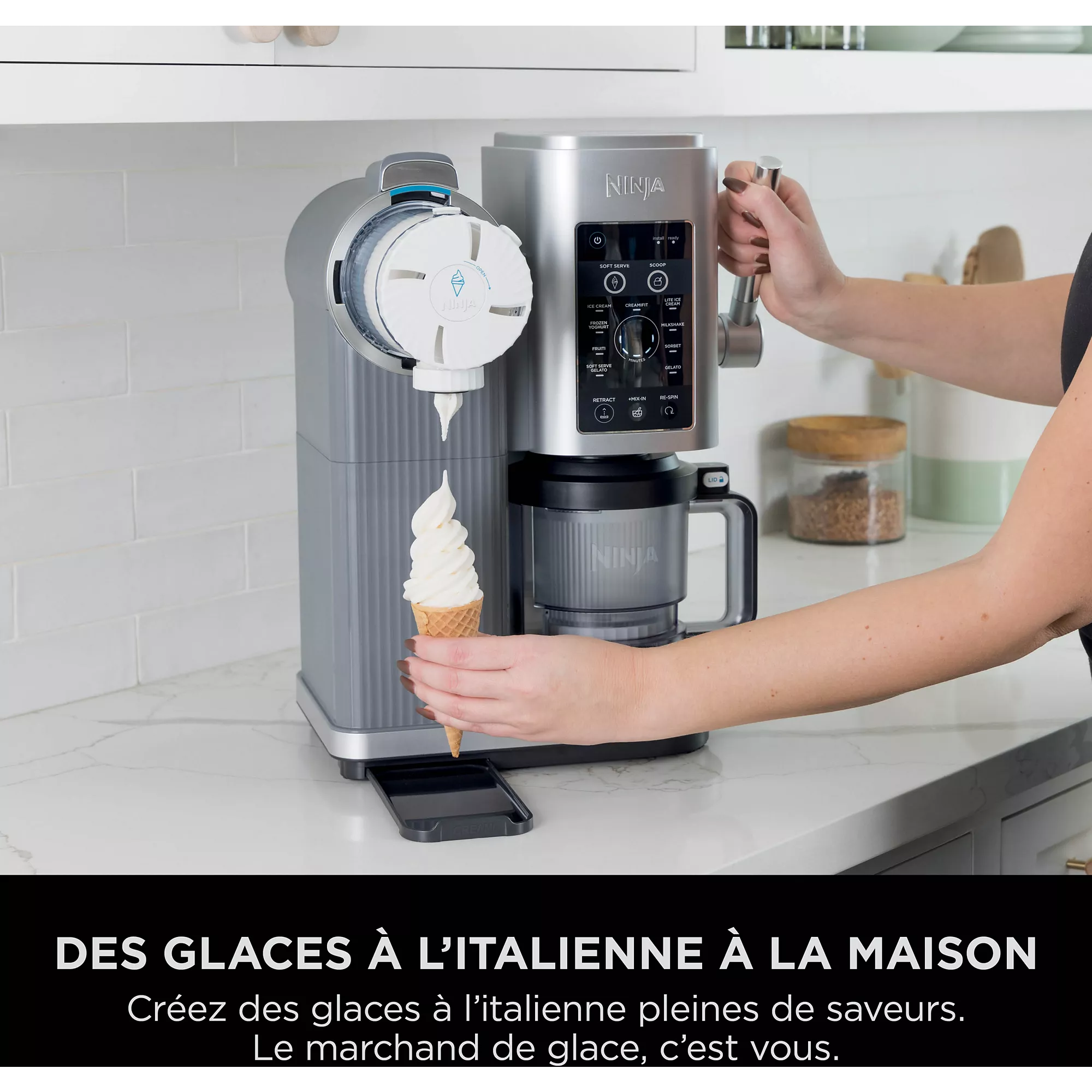 Ninja Swirl CREAMi – Machine 13-en-1 pour Glaces & Délices Givrés