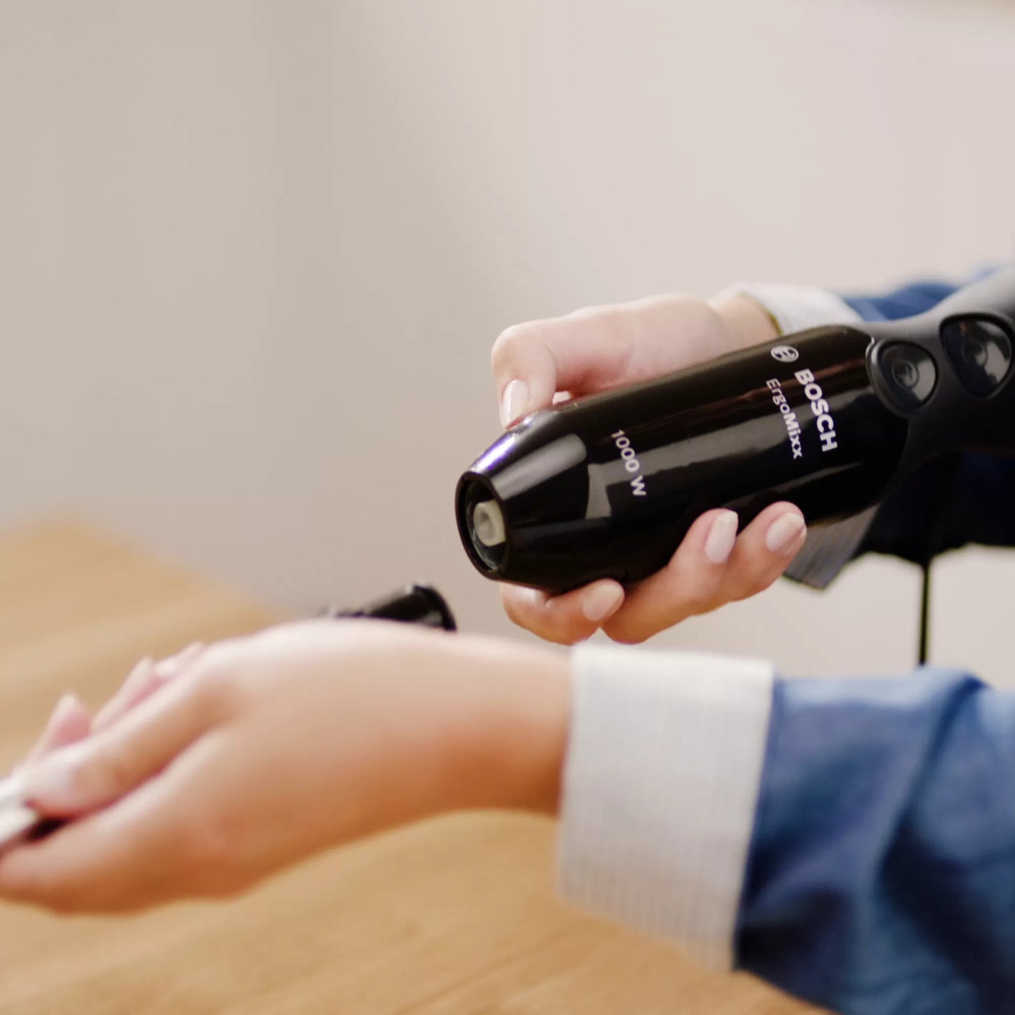 Bosch Mixeur plongeant ErgoMixx 1000 W Noir