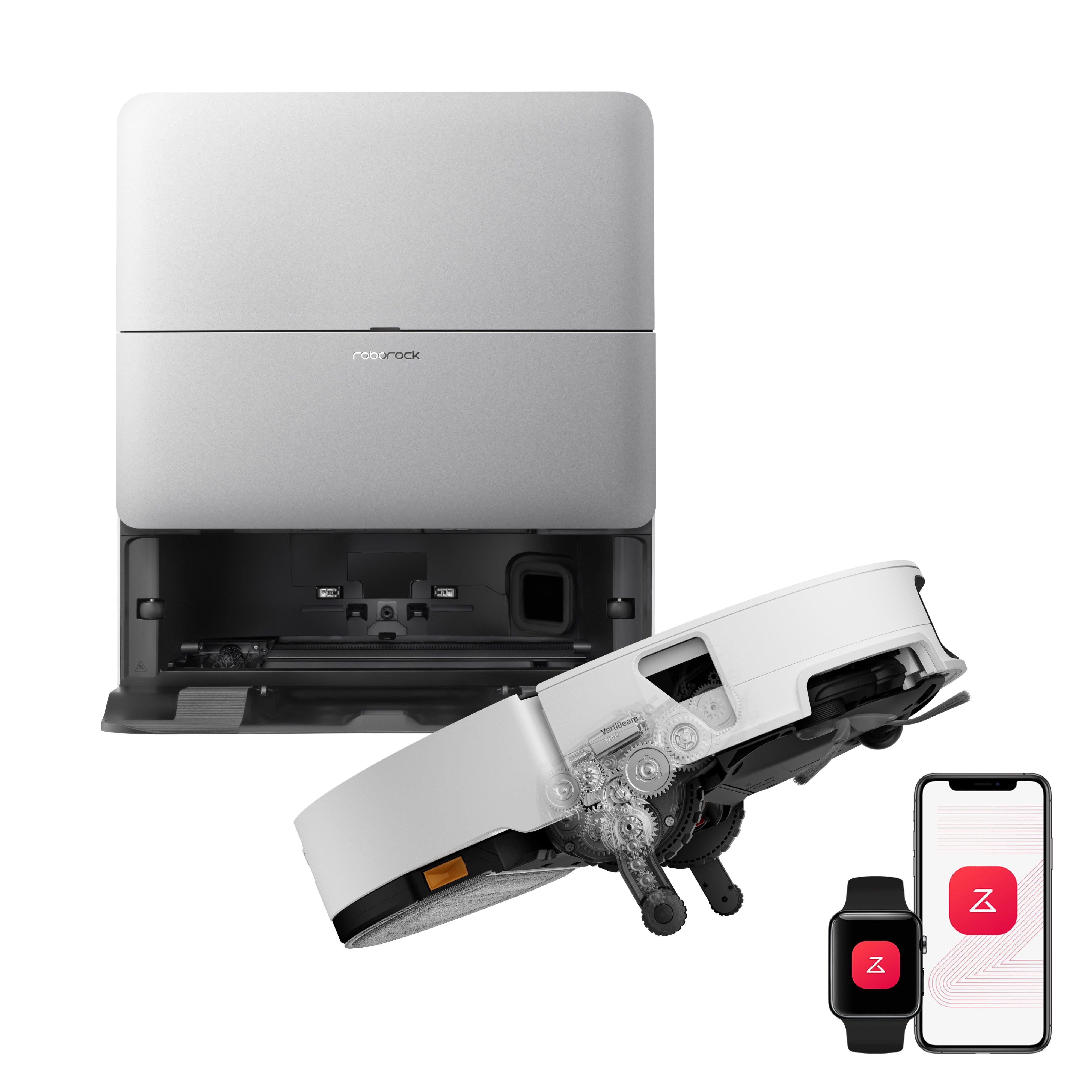 Roborock Saros 20 Sonic aspirateur robot laveur 36000 Pa station RockDock Algérie