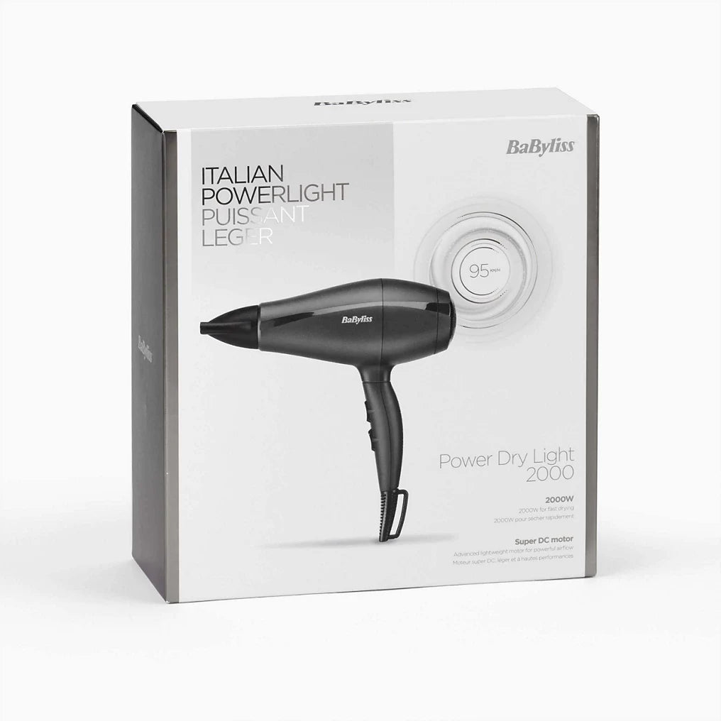BABYLISS Sèche cheveux Power Dry Light 2000