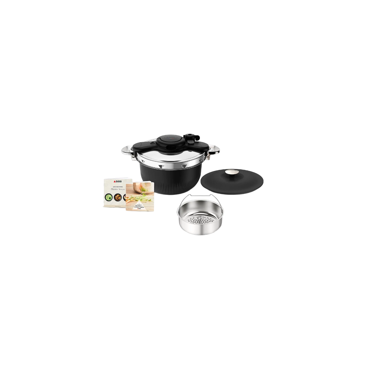 SEB Tempo Autocuiseur 6l Inox Noir