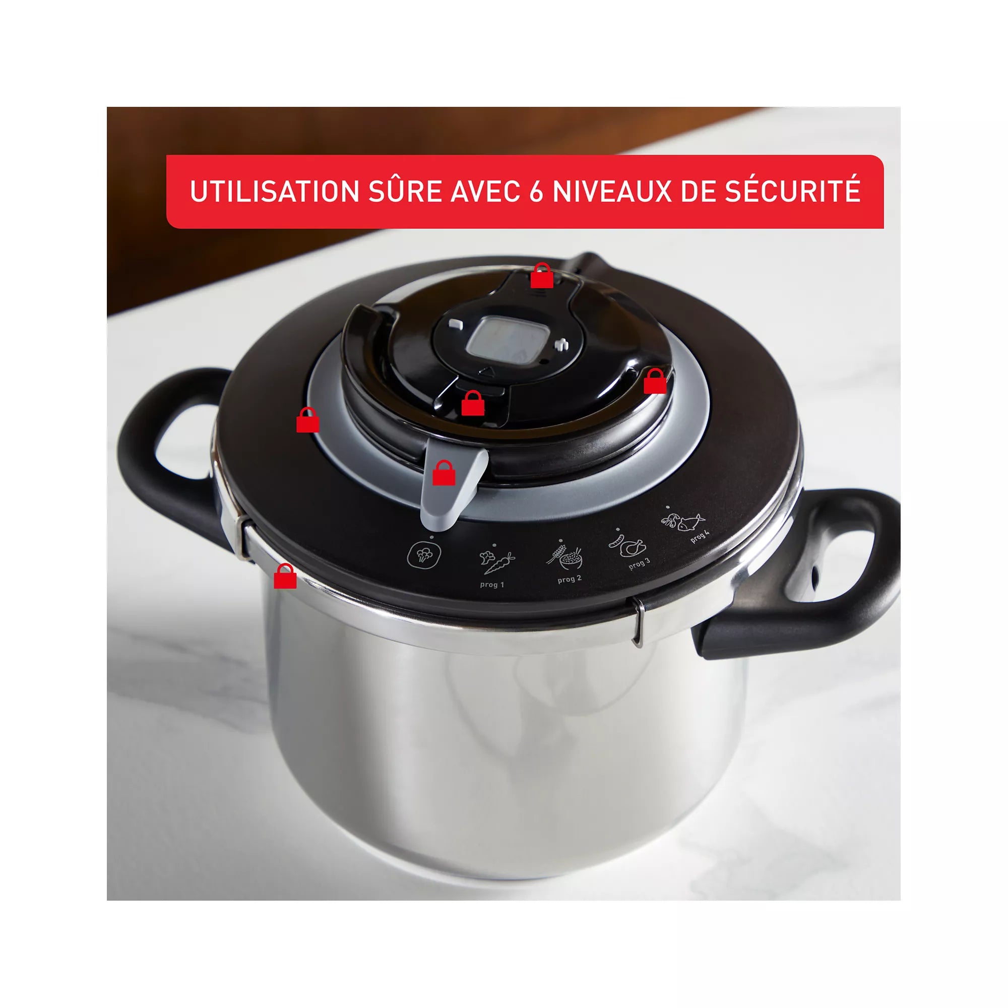 Autocuiseur SEB Clipso+ Chef