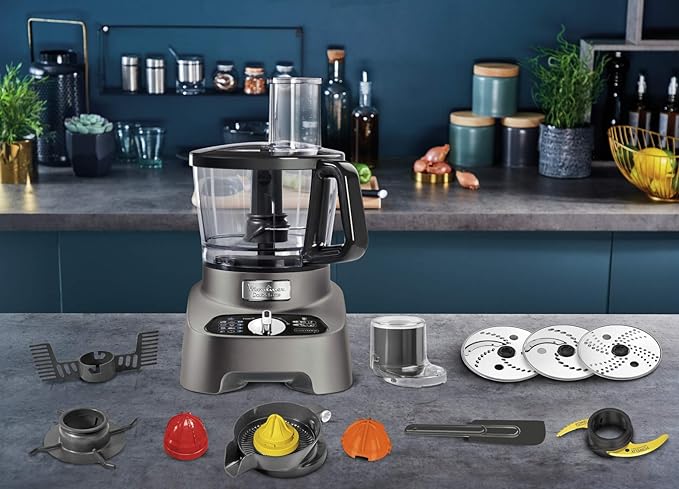Moulinex DoubleForce Robot multifonction - 1.000W - 10 accessoires