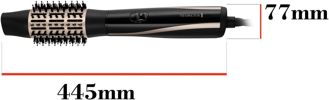 Remington Brosse soufflante Blow & Dry Caring Air Styler pour tous les types de cheveux, avec 6 accessoires de coiffage.