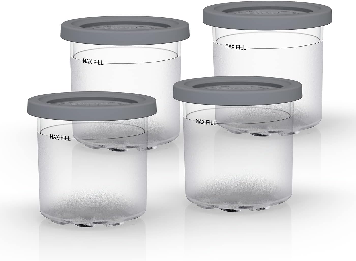 Ninja Creami – Lot de 4 Pots avec Couvercles 470 ml