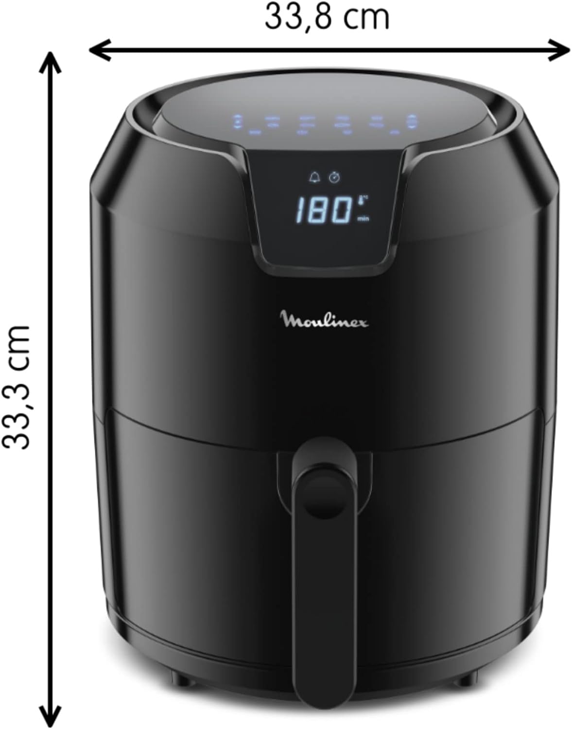 Moulinex Friteuse sans huile XL + gril, 4,2 L, 6 personnes, 8 programmes,