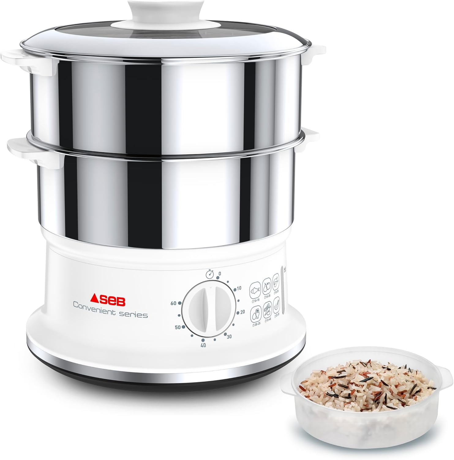 SEB Cuisseur a vapeur Convenient Series Inox