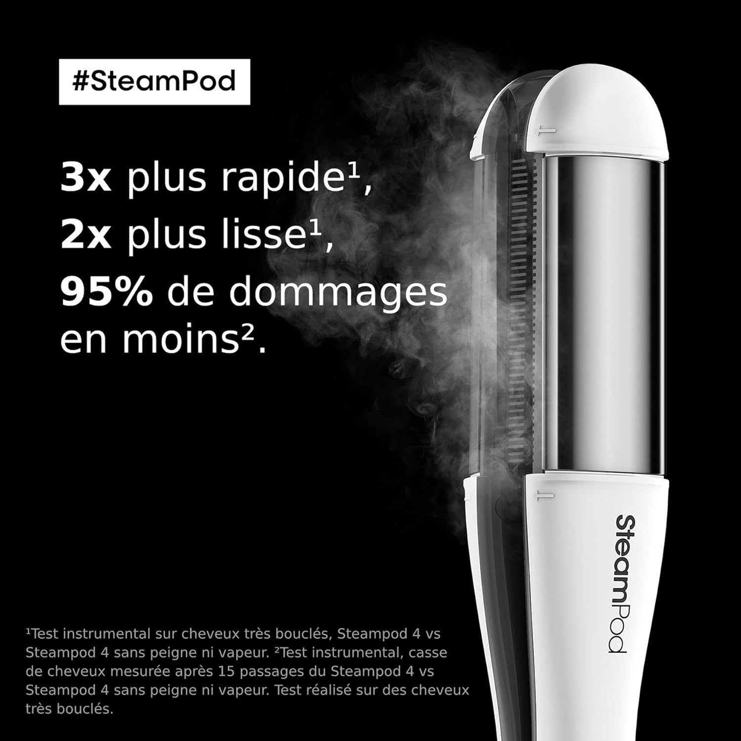 SteamPod 4 - Lisseur Boucleur Vapeur Professionnel