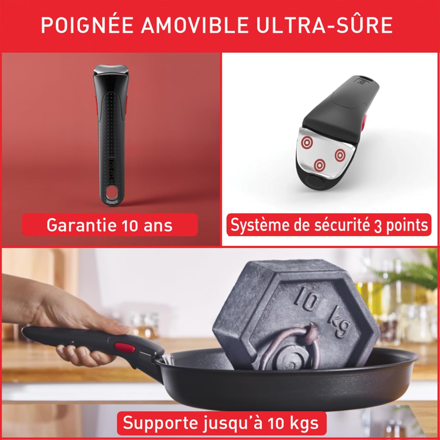 Tefal Ingenio Batterie de Cuisine 20 Pièces avec Poignées Amovibles