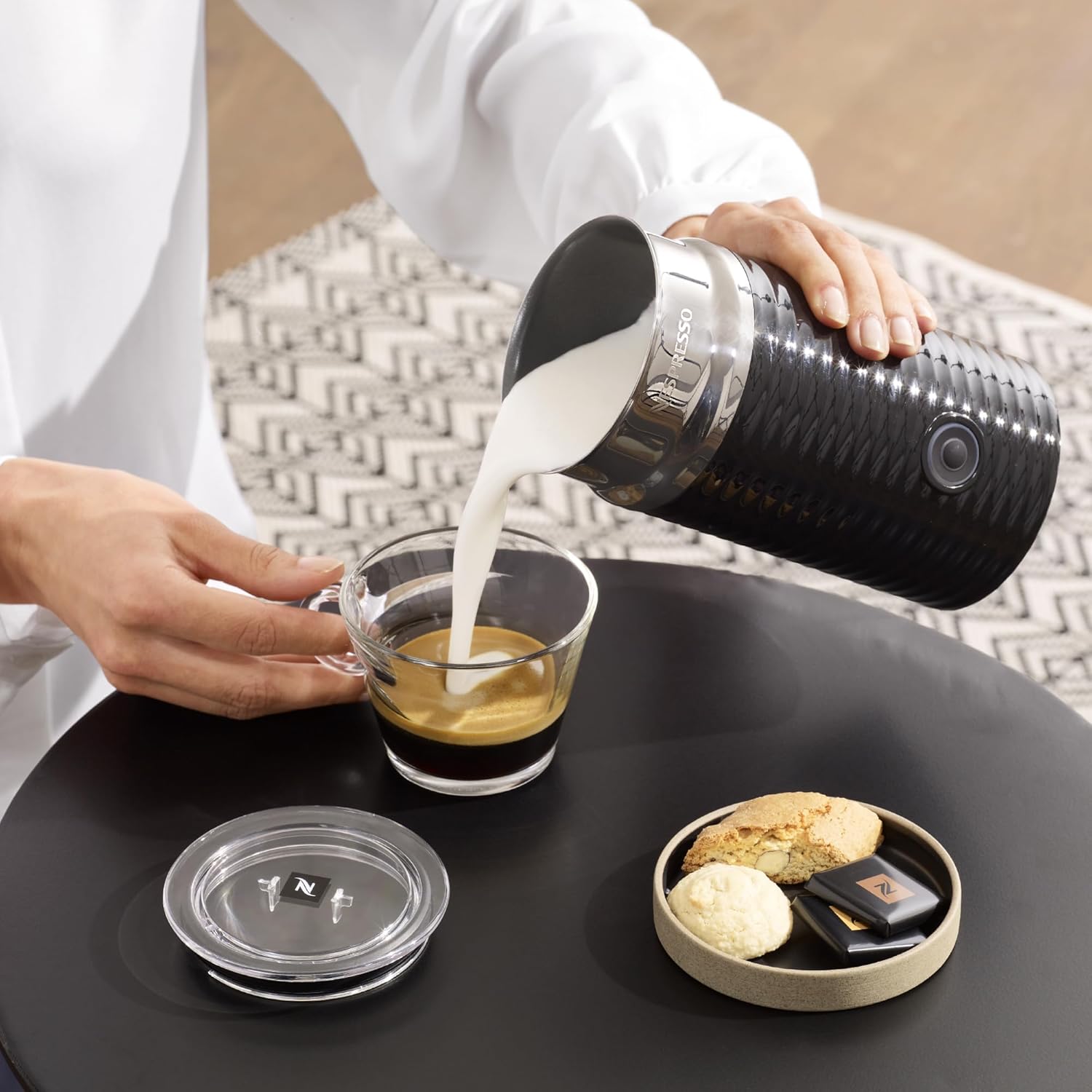 Nespresso Aeroccino 3 – Mousseur de Lait Électrique