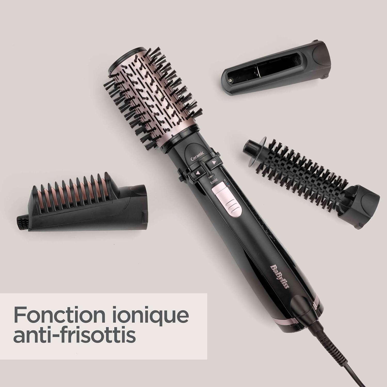 BaByliss - AS960E - Brosse soufflante Beliss Big Hair 1000 4-en-1 Rotative