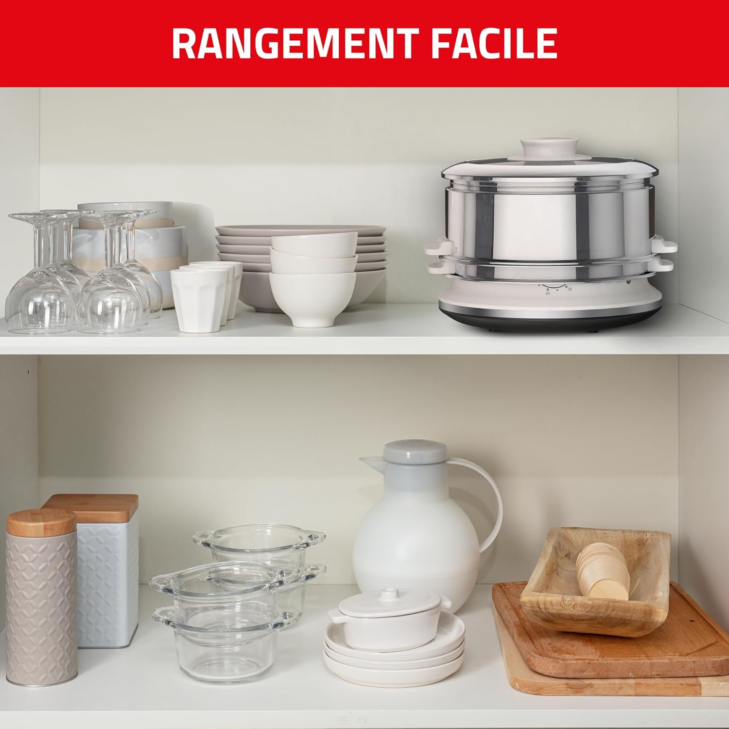 SEB Cuisseur a vapeur Convenient Series Inox