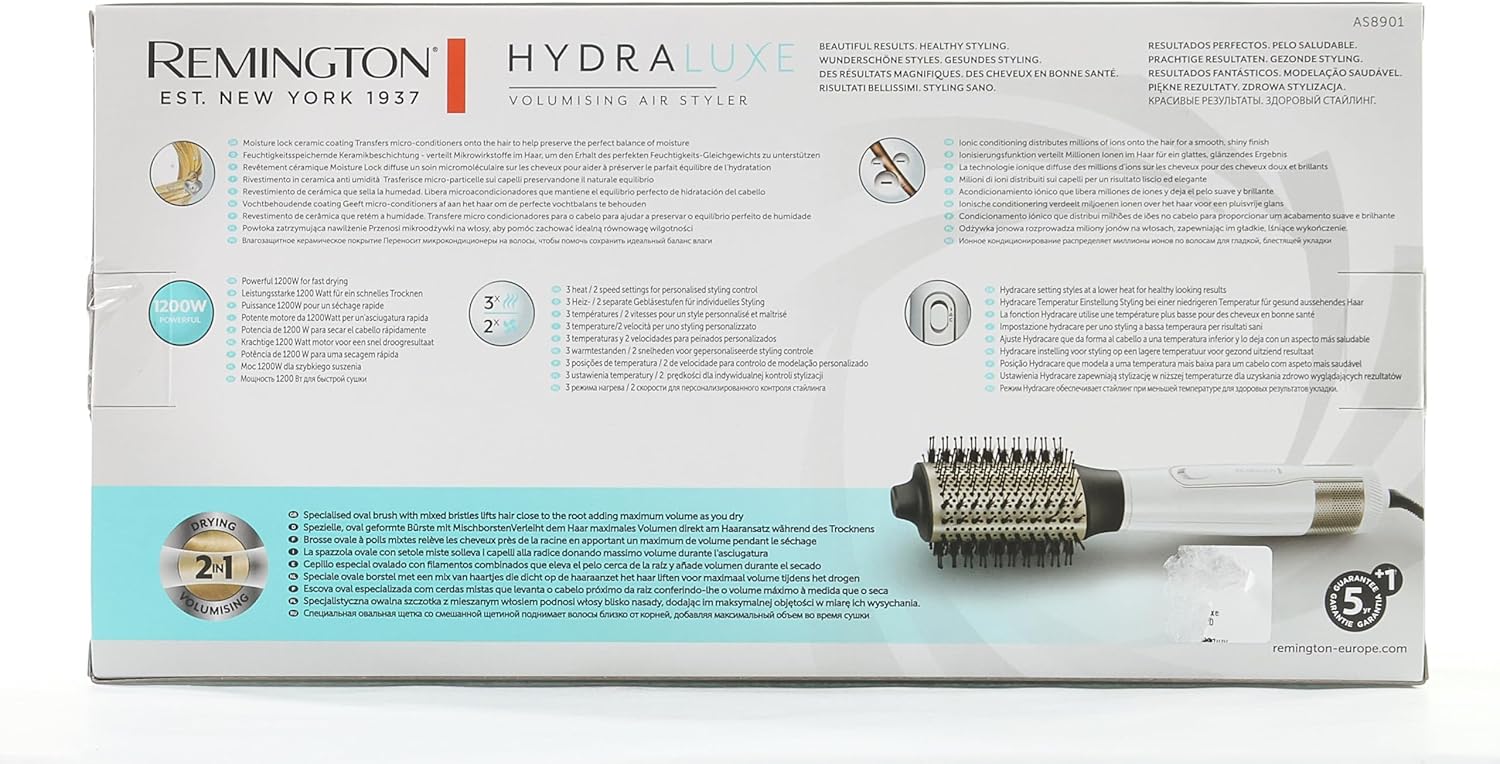 Remington Brosse soufflante volume HYDRAluxe