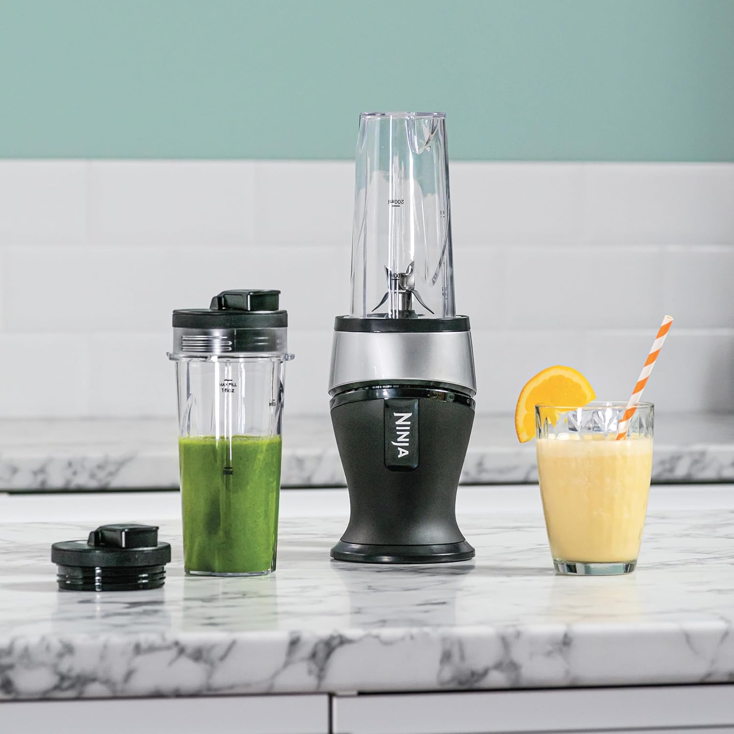 Ninja Smoothie Maker deux gobelets 470 ml avec couvercles