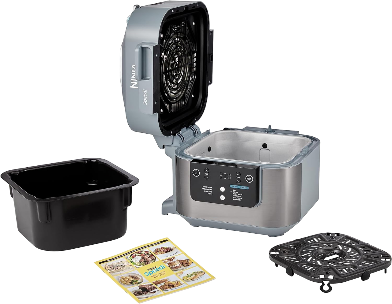 Ninja Speedi 10-en-1 Cuiseur rapide, Air Fryer, Friteuse à air et Multicuiseur, 5.7L, Repas pour 4 en 15 minutes