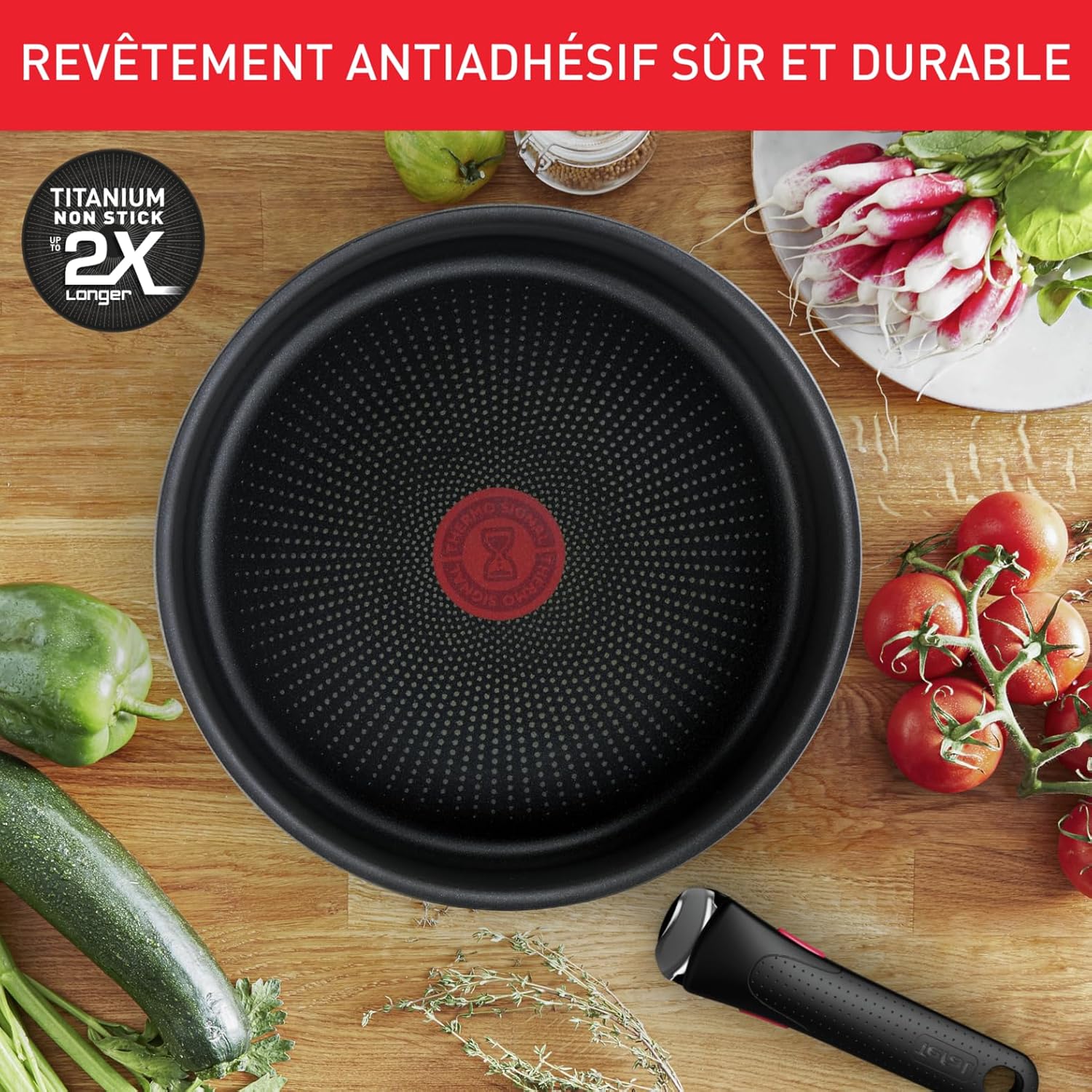 Tefal Ingenio Batterie de Cuisine 20 Pièces avec Poignées Amovibles