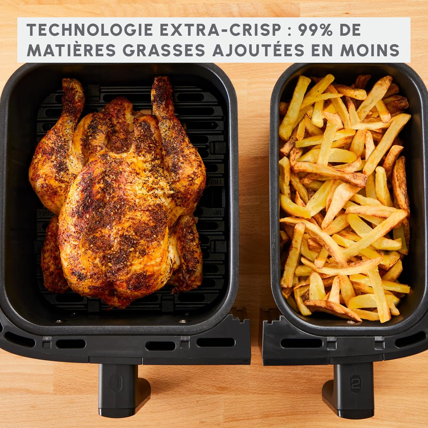 Moulinex Friteuse sans huile, Capacité 8,3 L easy fry and grill