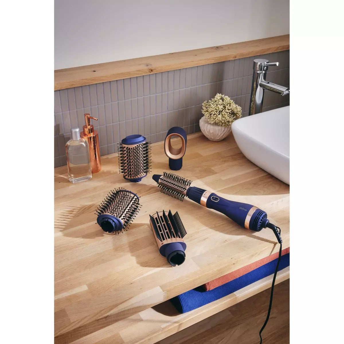 QILIVE Brosse soufflante volumisante