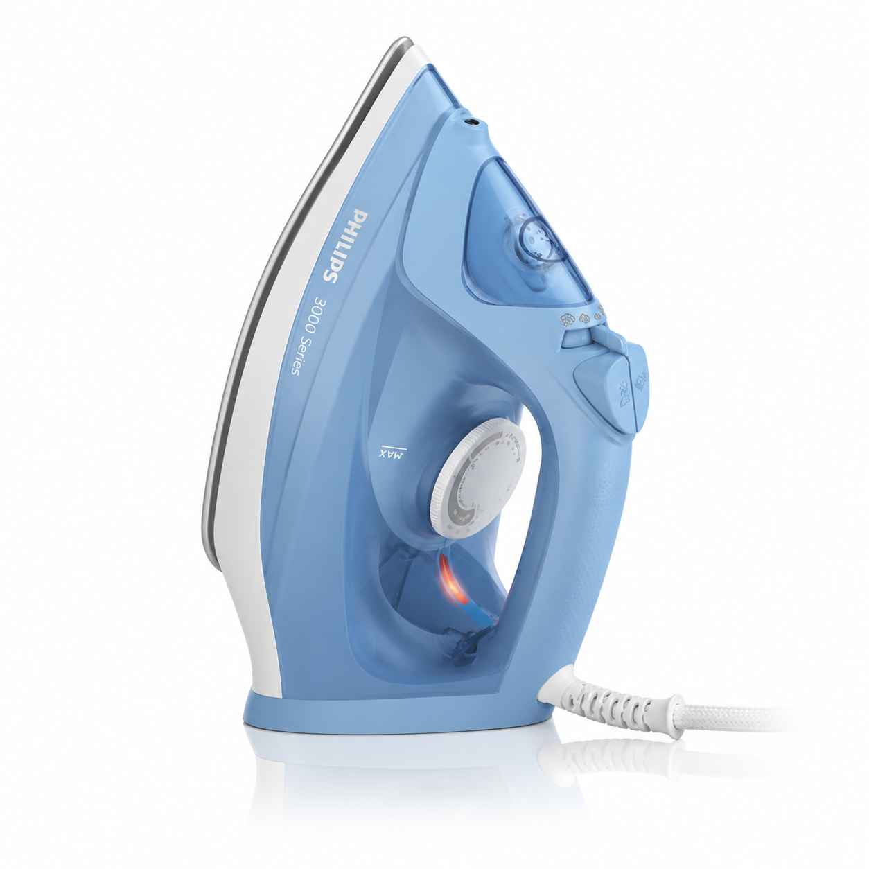 Philips Série 3000 DST3020/20 – Fer à Repasser Vapeur 2200W, Semelle Céramique
