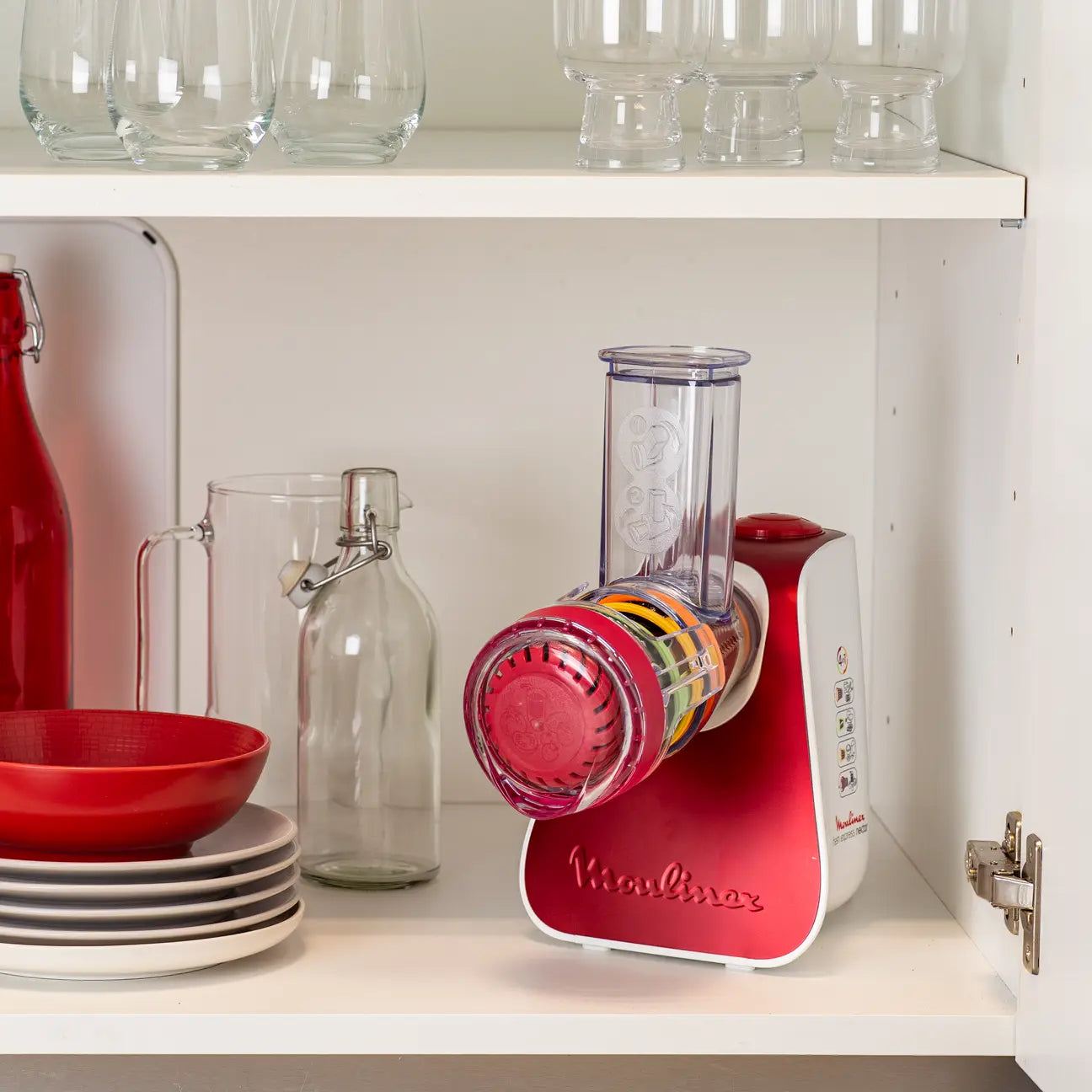 Moulinex Fresh Express Nectar 4-en-1 - Râpe, Tranche et Prépare des Jus