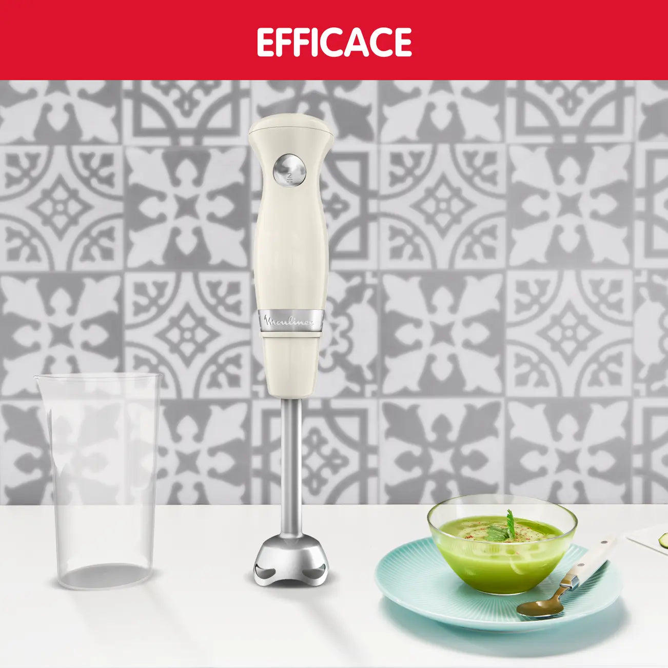 moulinex PIED MIXEUR SOLEIL 450 W IVOIRE