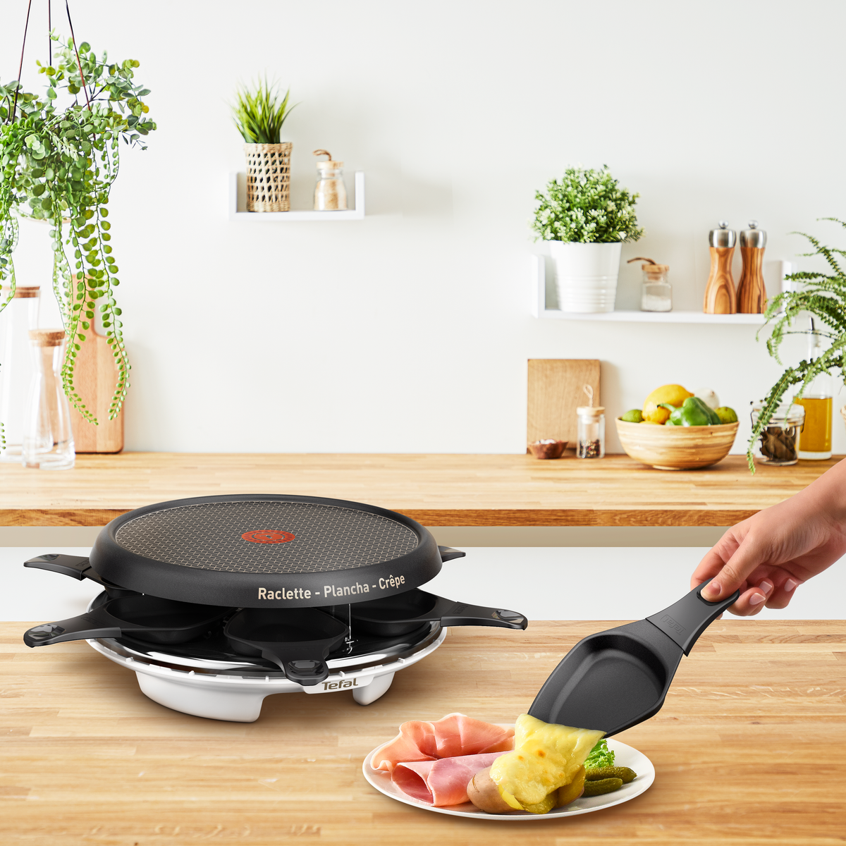 Tefal Raclette – L’Appareil 3-en-1 pour des Repas Créatifs et Conviviaux