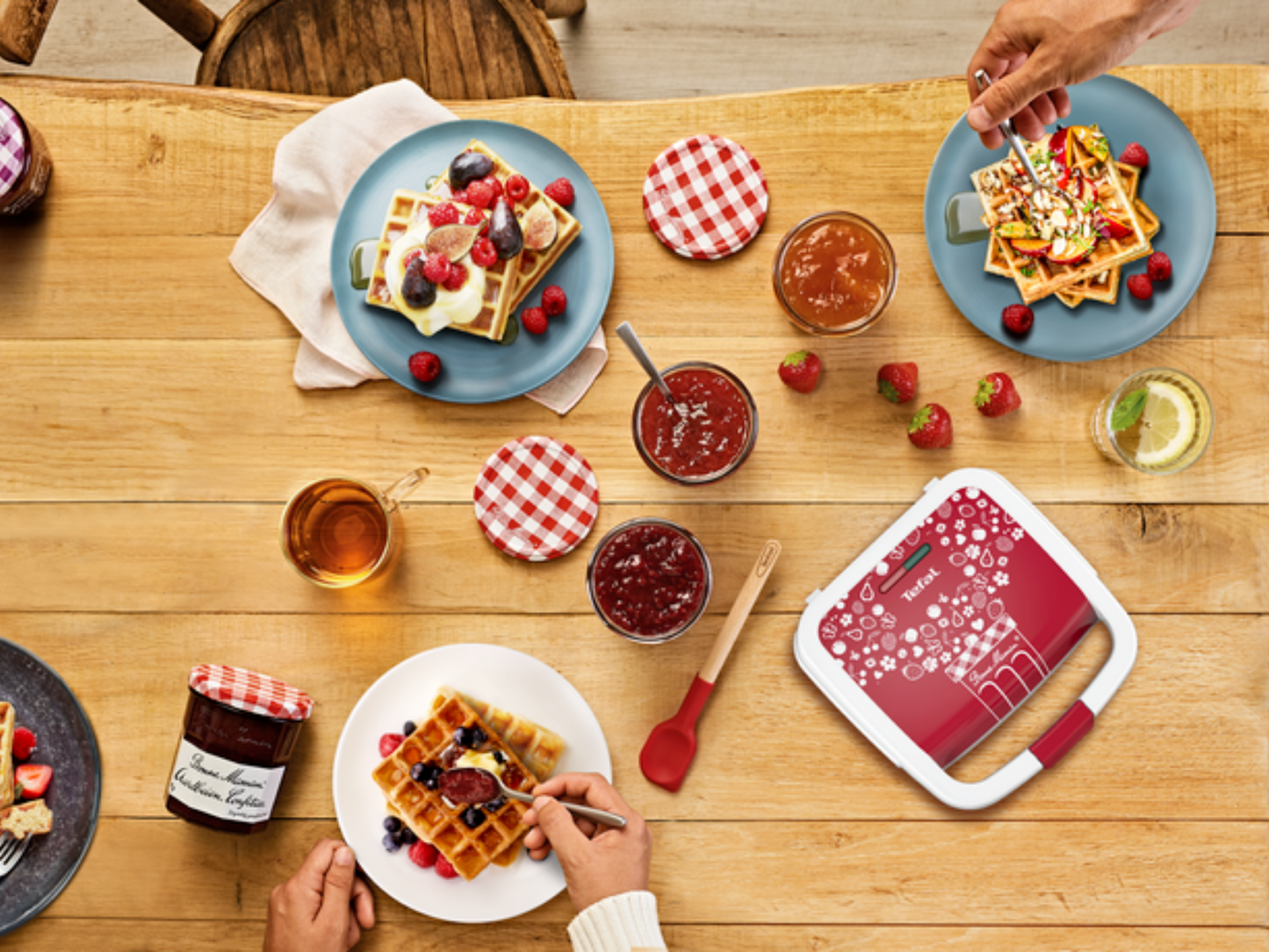 Tefal gaufrier WAFFLE TIME Bonne Maman