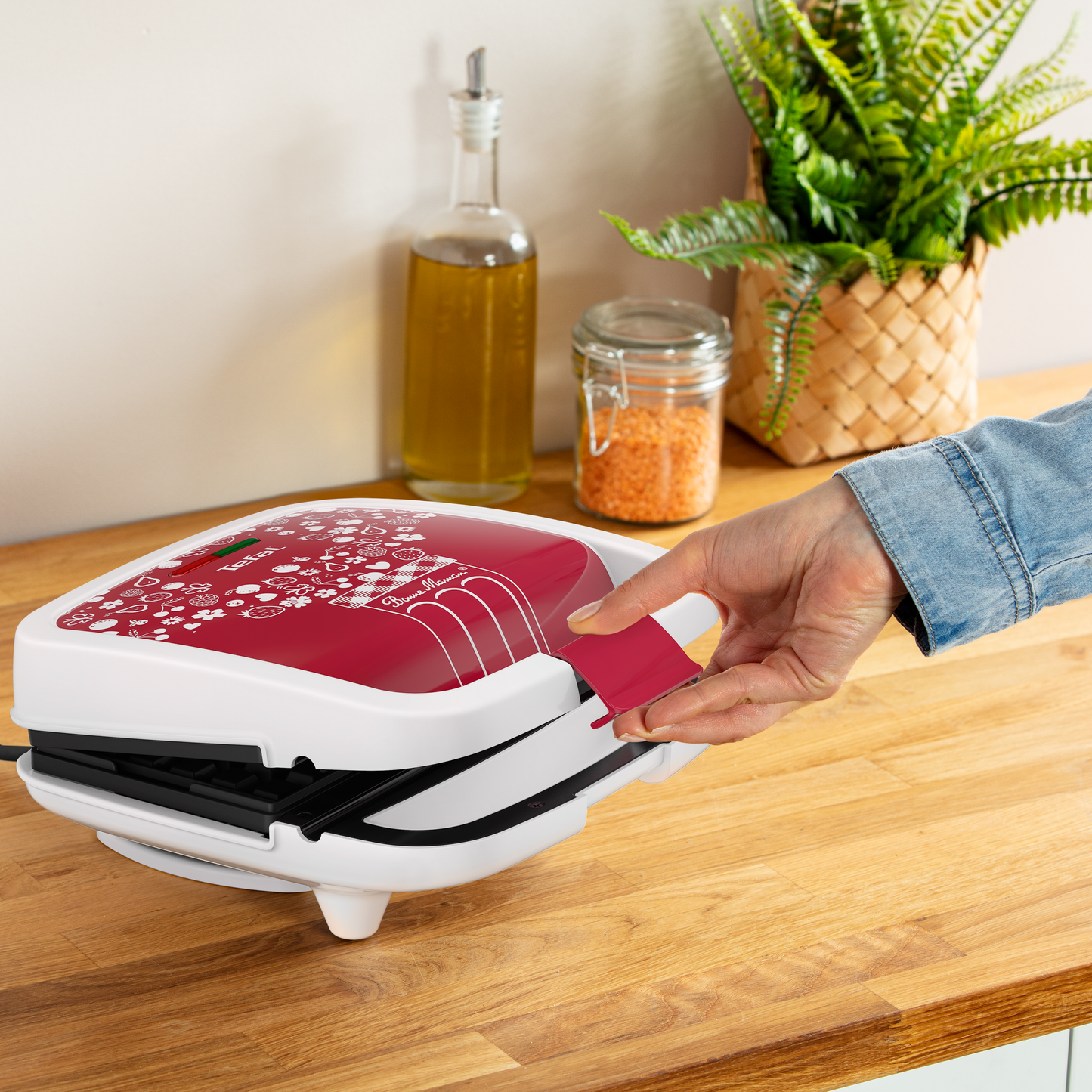 Tefal gaufrier WAFFLE TIME Bonne Maman