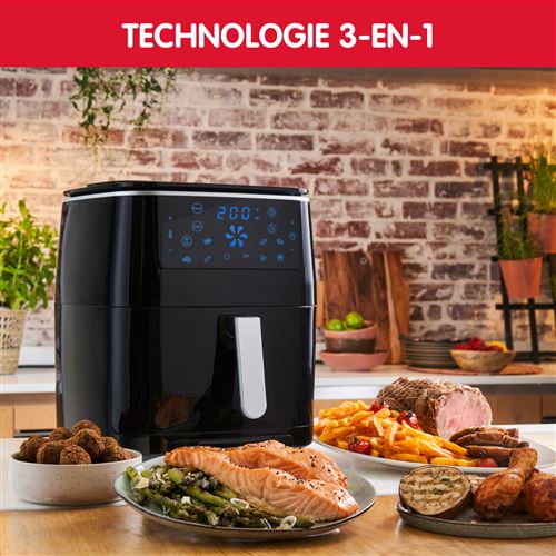 Moulinex 3 en 1 Friteuse à air + Gril + Cuiseur vapeur