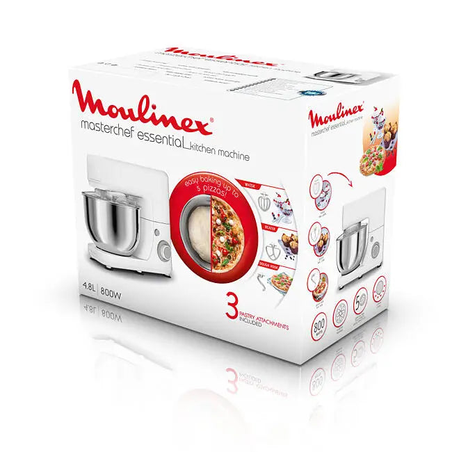 Moulinex MasterChef Essential 800W - 3 accessoires - 6 vitesses
