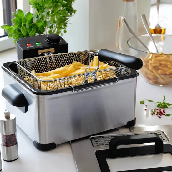 COSYLIFE Friteuse 4.5L 2000W avec Thermostat Réglable
