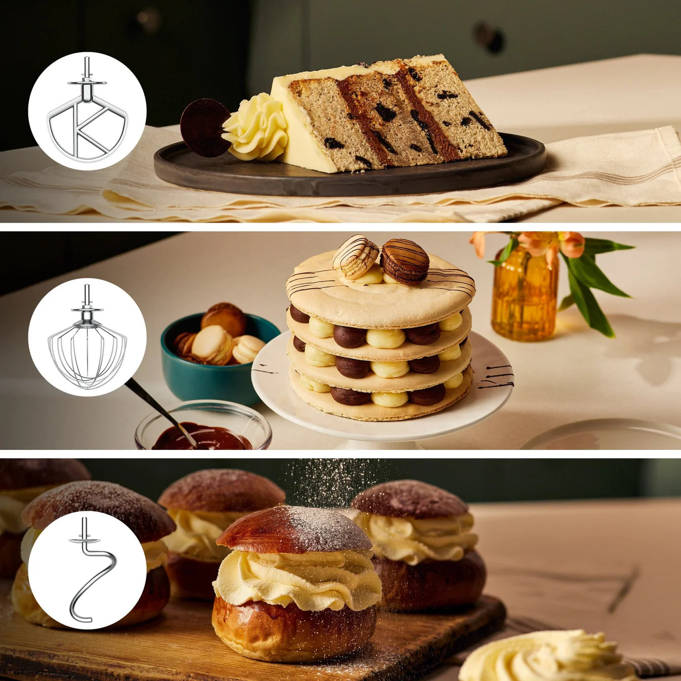 Kenwood kMix accessoires fouet crochet batteur