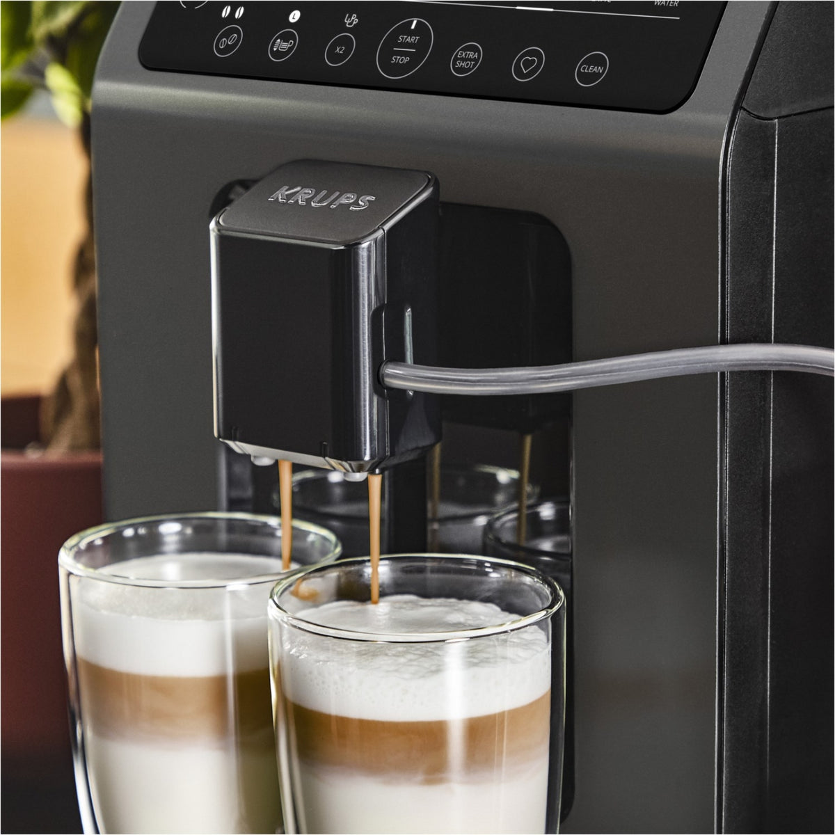 Machine à Café Krups Evidence EA89Z – Expresso Automatique avec Broyeur & One-Touch Cappuccino