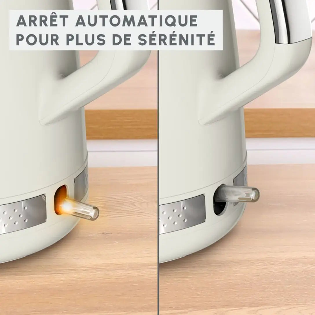 Moulinex Bouilloire, Soleil, 1,7 L, Indicateur de température, Ivoire