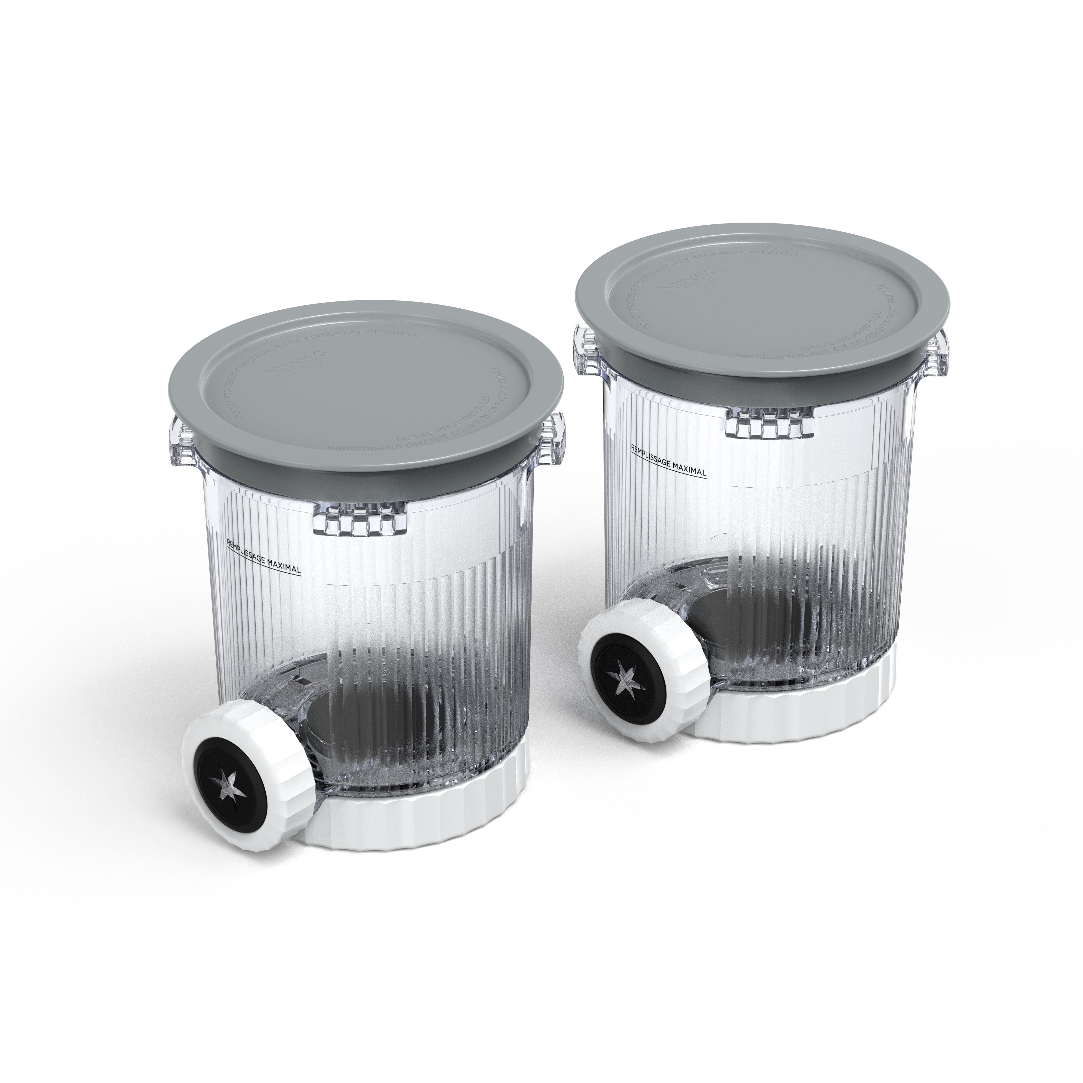 Ninja CREAMi Swirl lot de 2 pots 473 ml avec buses soft