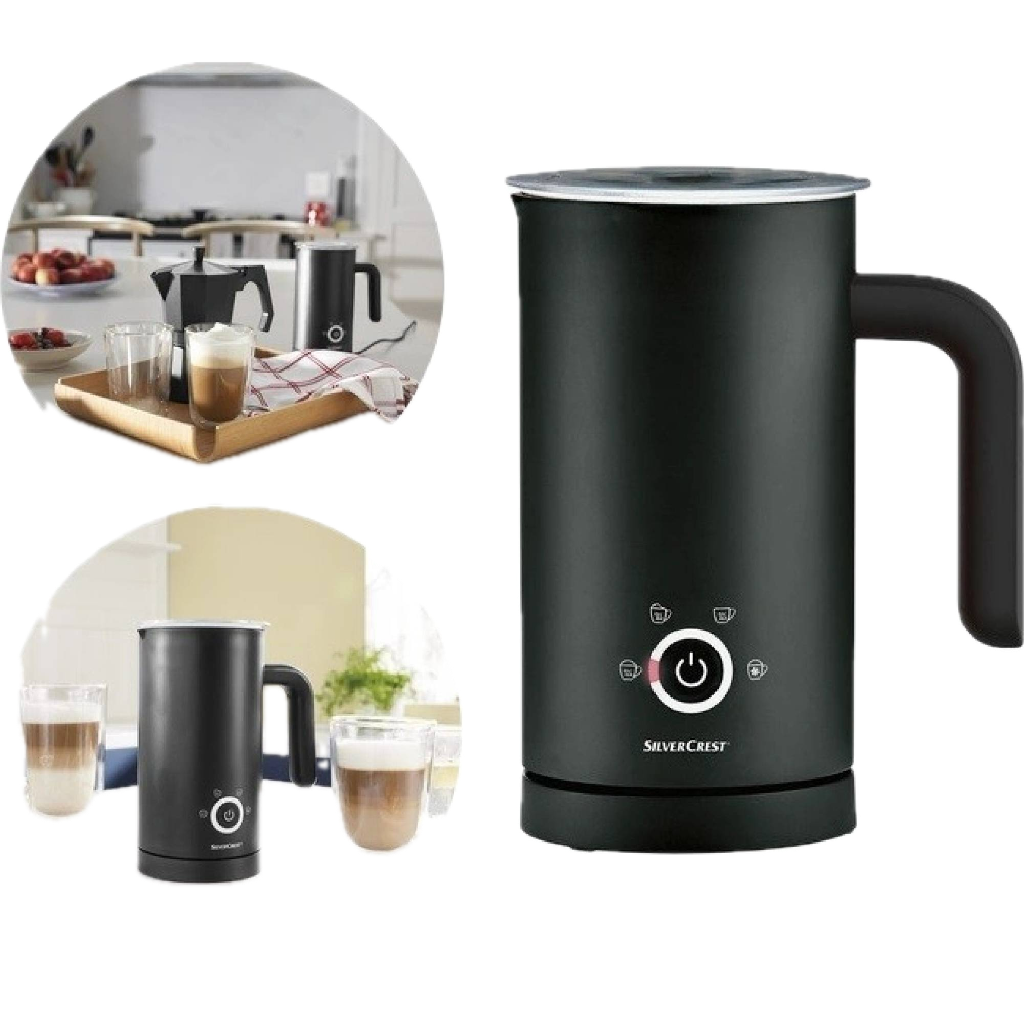 SILVERCREST® KITCHEN TOOLS Mousseur à lait électrique, 500 W