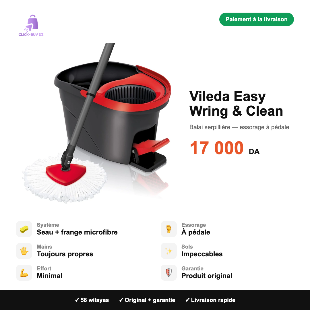 Vileda Easy Wring & Clean — spécifications