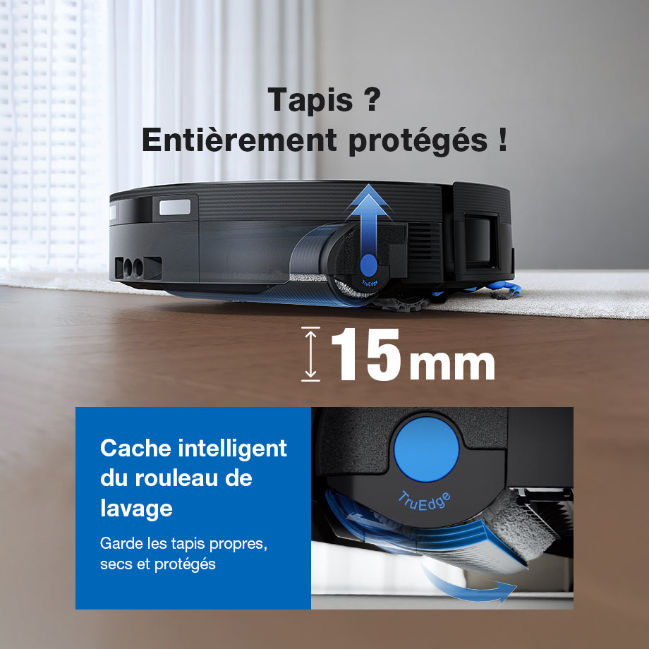 Ecovacs Deebot X12 OmniCyclone aspirateur robot laveur noir 22 000 Pa FocusJet station OMNI Algérie