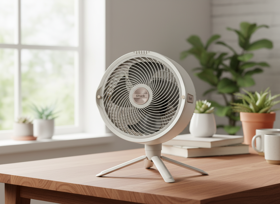 Shark FlexBreeze Pro Mist – Ventilateur Brumisateur Sur Pied & de Table Intérieur/Extérieur Sans Fil – Algérie