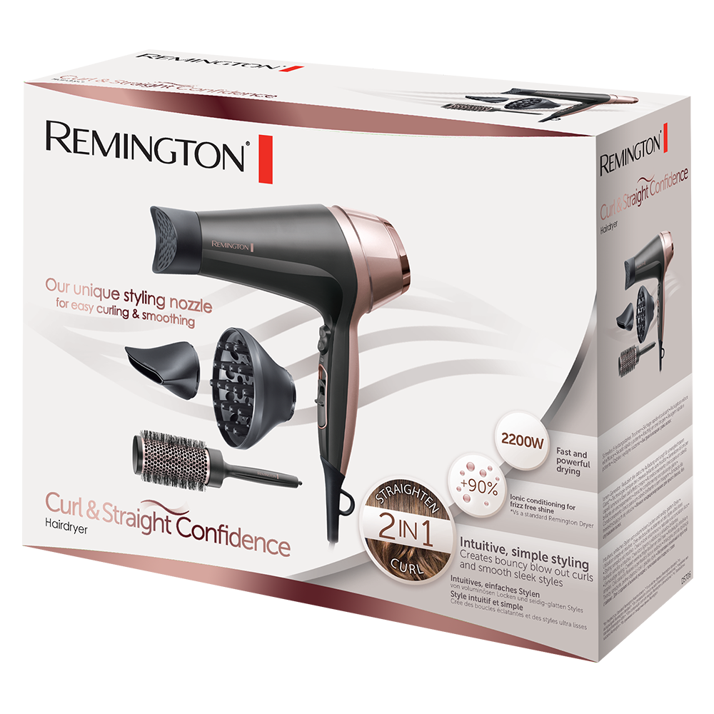 Remington Sèche-cheveux Curl & Straight Confidence
