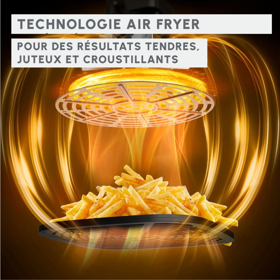Technologie air fryer du Multicook & Fry : des résultats tendres, juteux et croustillants