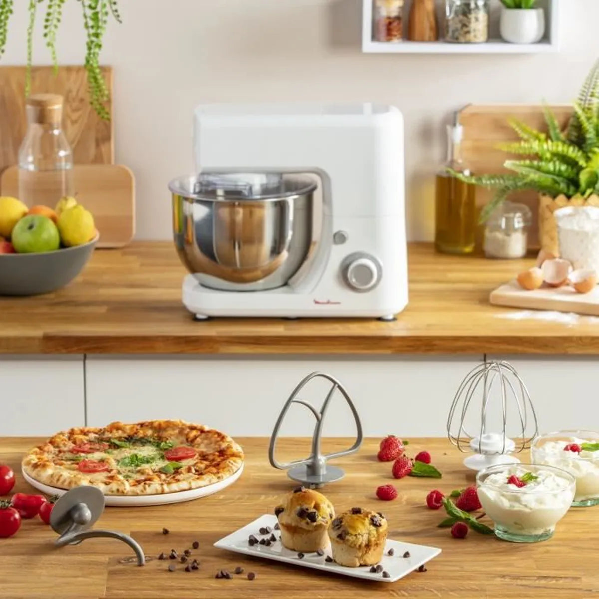 Moulinex MasterChef Essential 800W - 3 accessoires - 6 vitesses