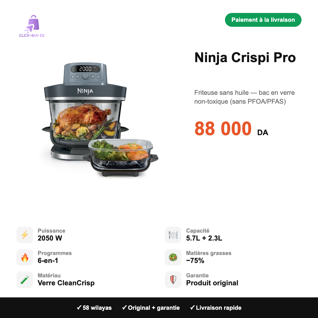 Ninja Crispi Pro — spécifications