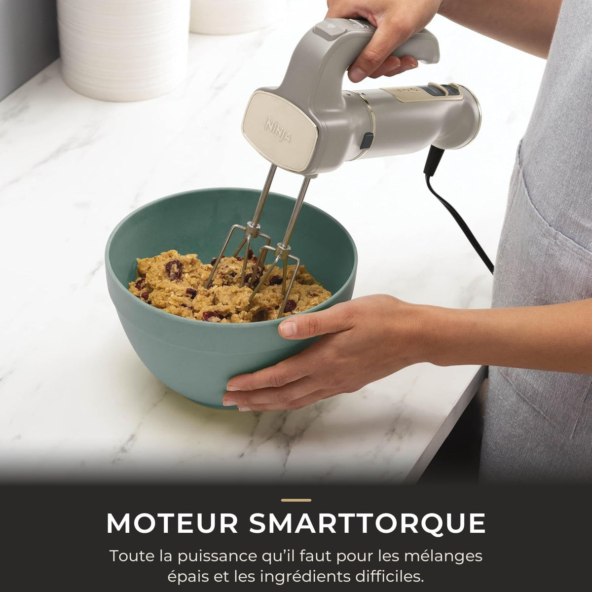 Moteur SmartTorque du Ninja Foodi 3-en-1 pour les mélanges épais