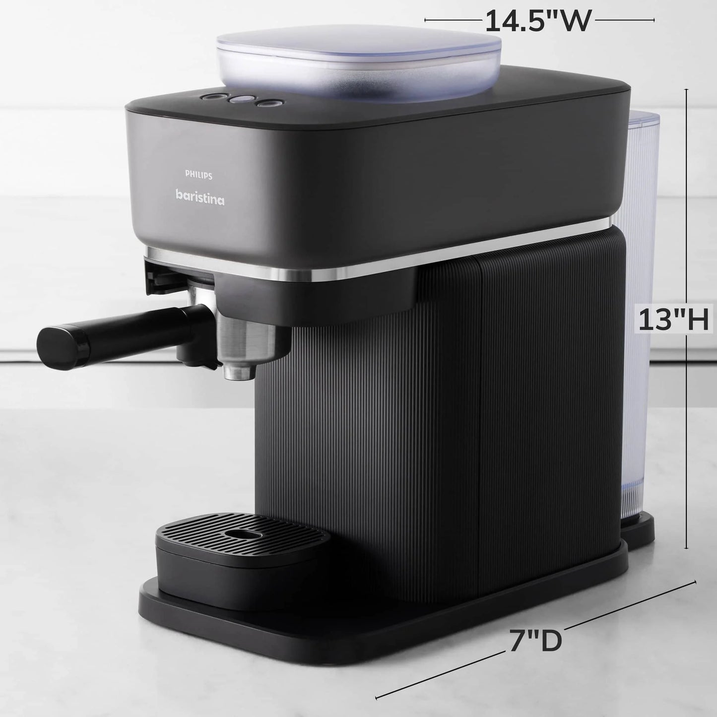 Philips Baristina Noir Expresso avec broyeur