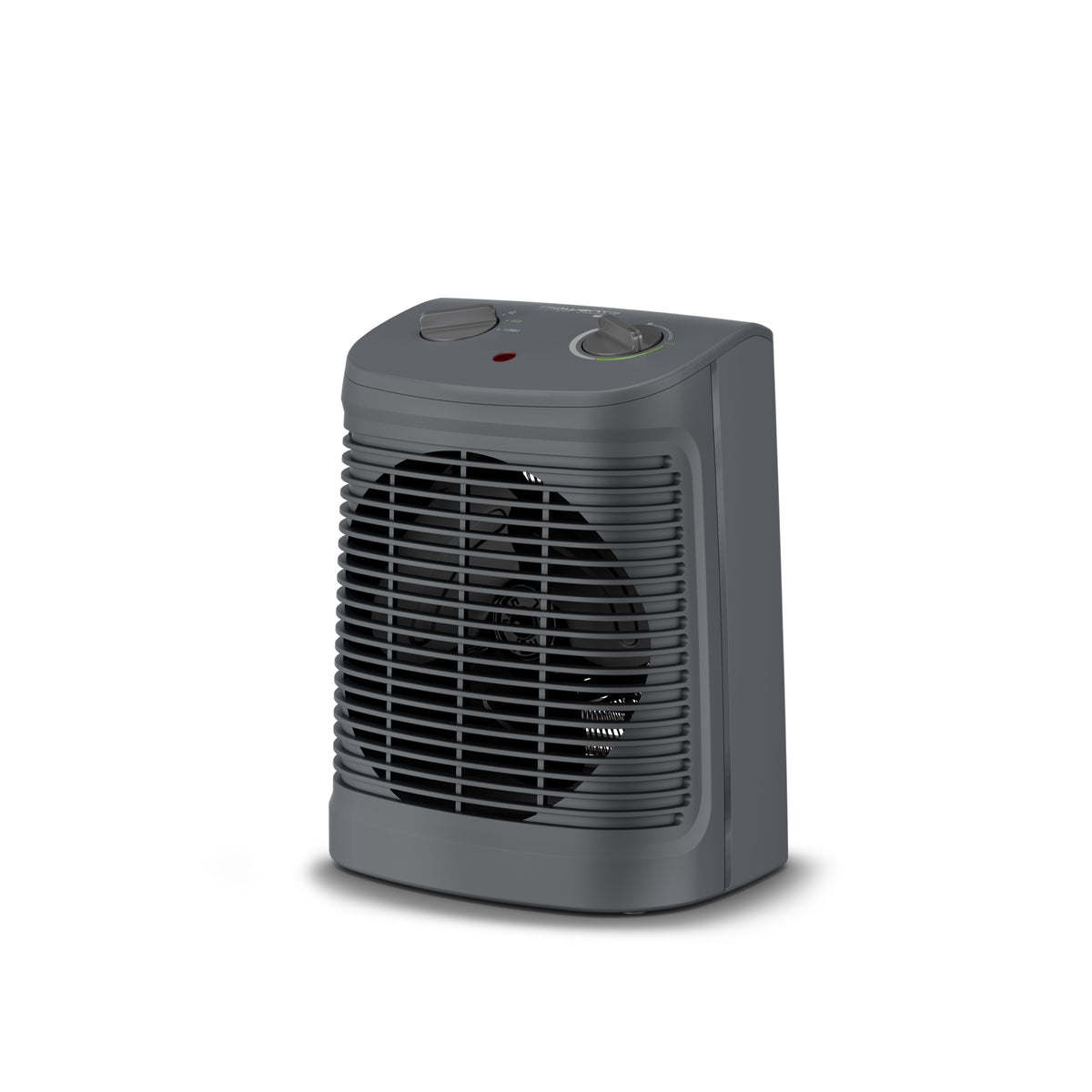 Chauffage soufflant Rowenta Instant Comfort Compact SO2321 gris foncé, vu de trois quarts