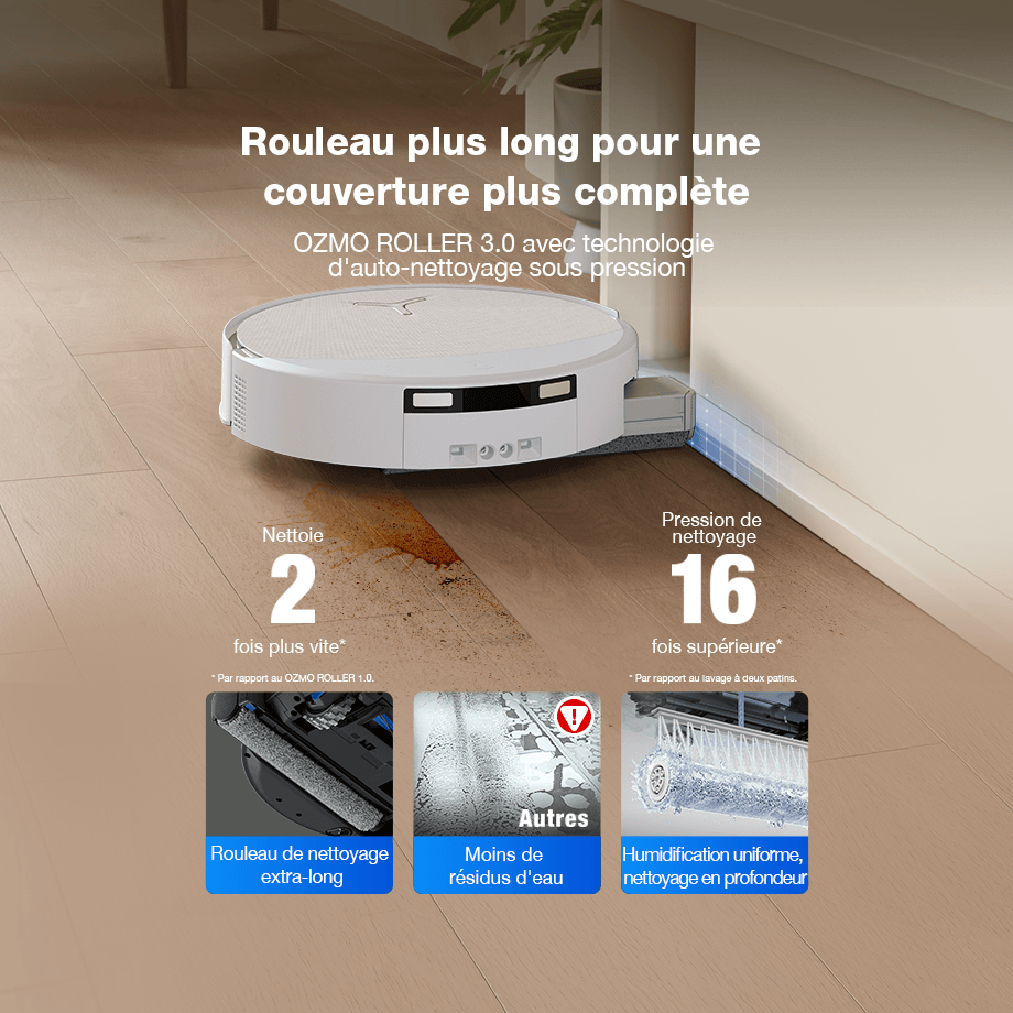 Ecovacs Deebot T90 Pro Omni aspirateur robot laveur blanc 30 000 Pa station Omni Algérie