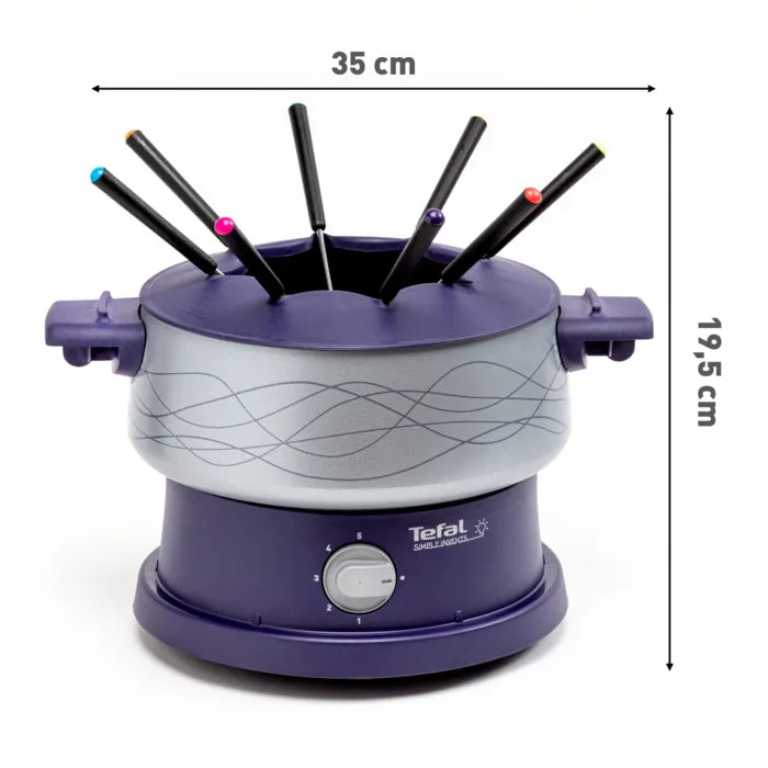 Tefal Simply Invents Fondue électrique, 8 personnes,Thermostat règlable,