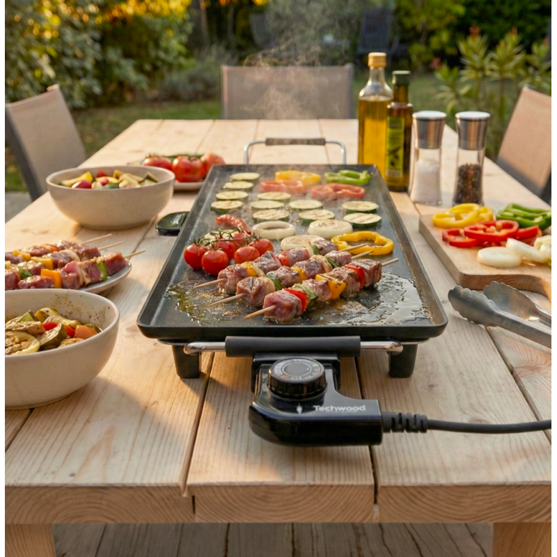 Techwood Teppan Yaki - cuisson conviviale en exterieur