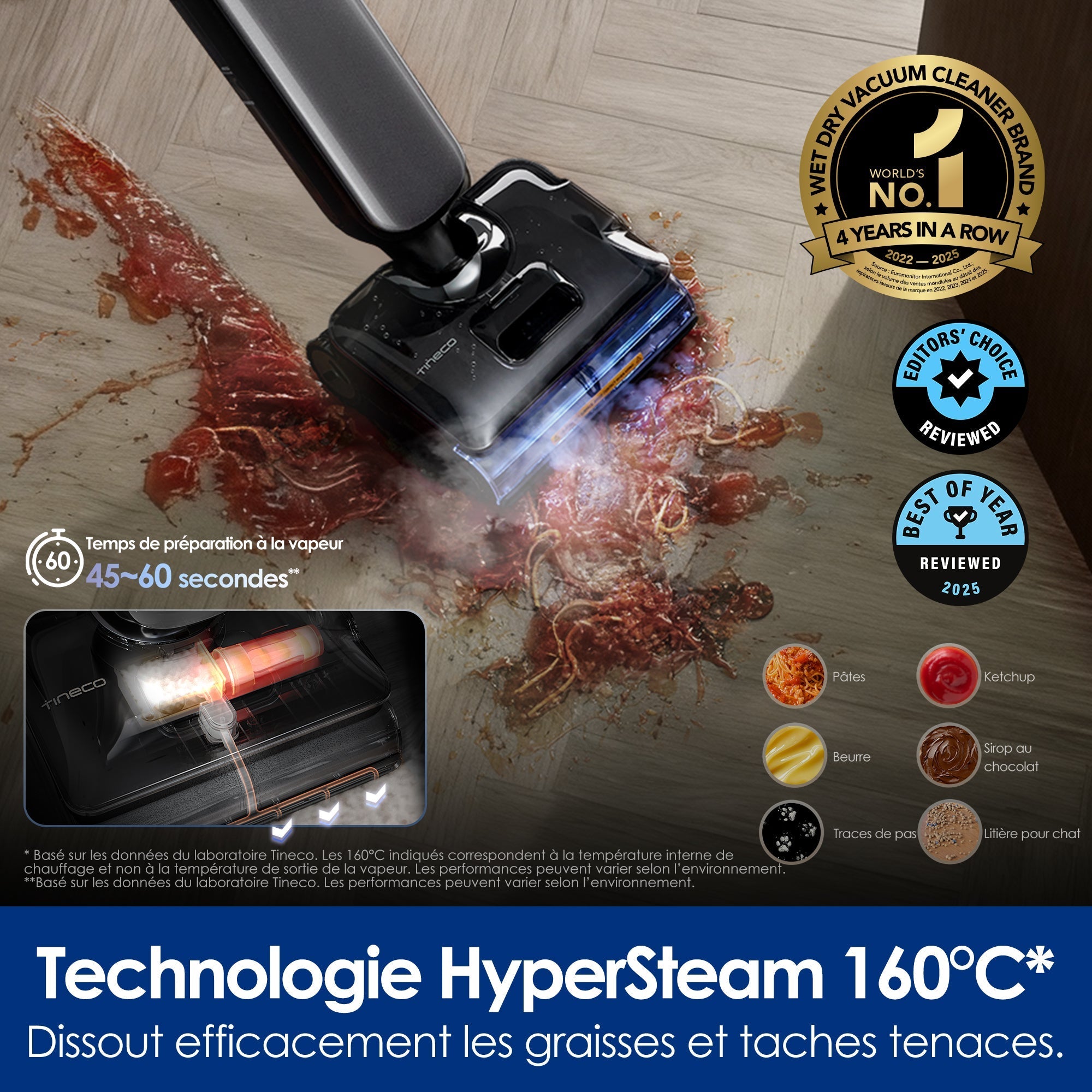 Tineco Floor One S9 Artist Steam Pro aspirateur laveur vapeur sans fil Algérie